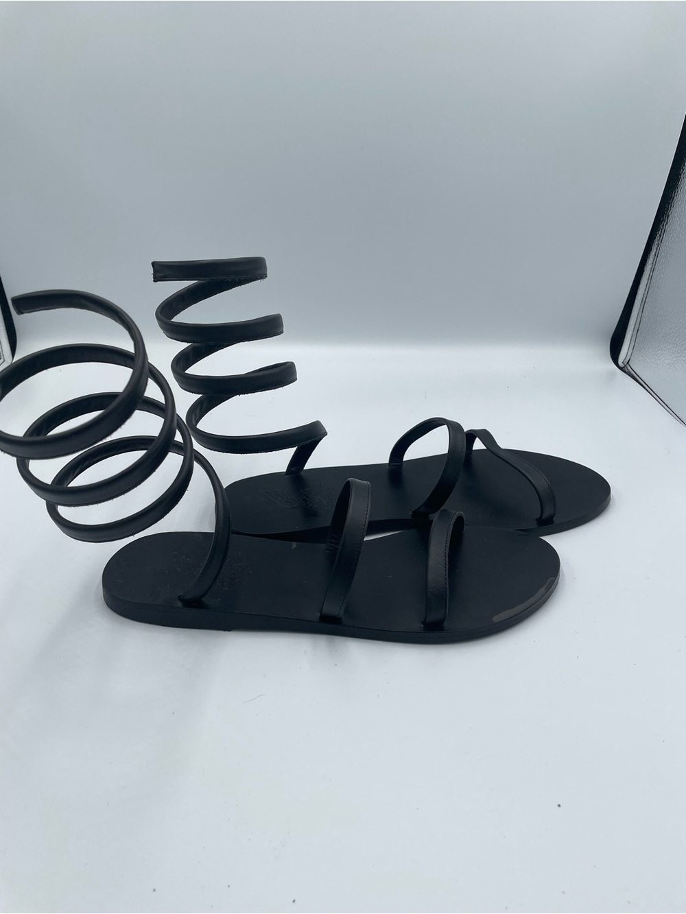 Ancient Greek Sandals Ofis Black Womens Size 40 (10)